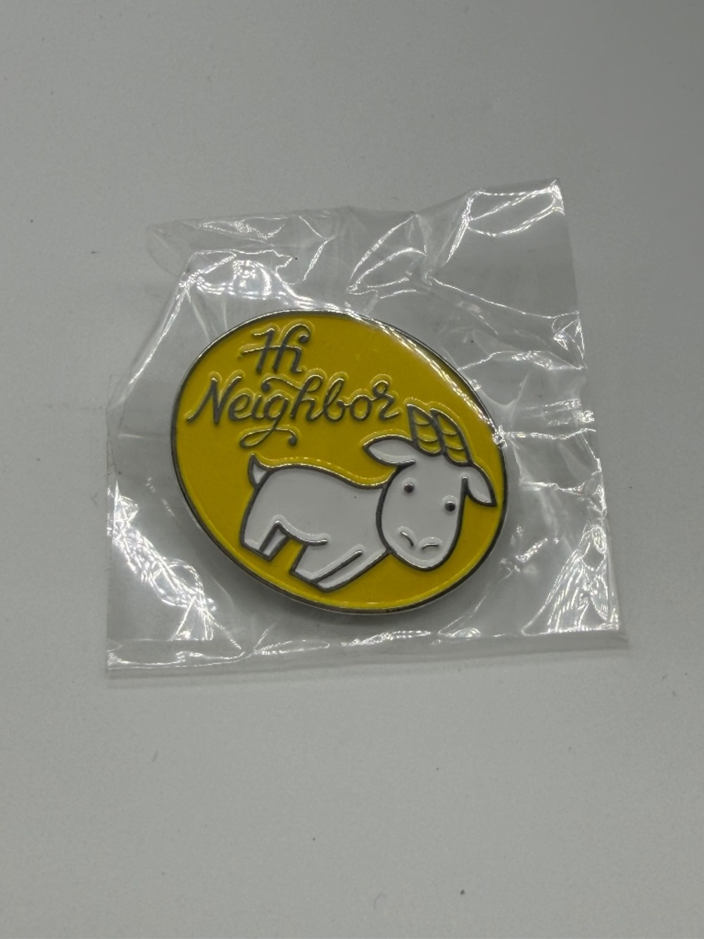 Enamel Goat Pin